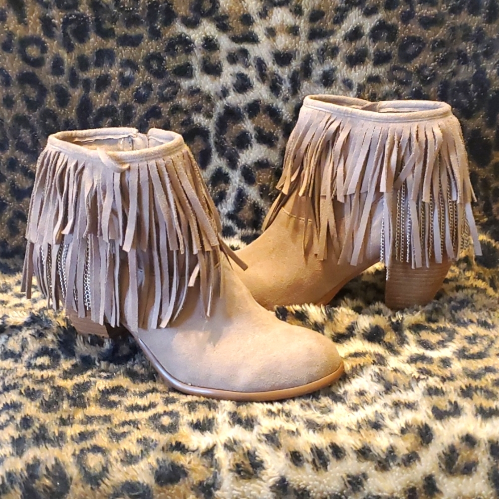 Ankle Booties size 7 Gray